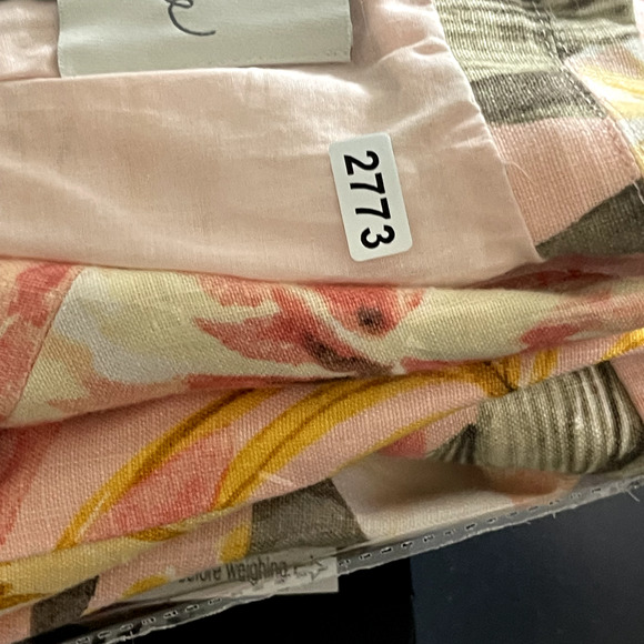 Joie Kishina Linen Blazer Womens 4 Pink Floral Tropical Hawaiian Career Office - Picture 14 of 14